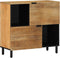 vidaXL - Dressoir - 80x33x75 - cm - massief - mangohout - bruin