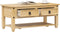 vidaXL - Salontafel - met - lades - Corona - 100x48x45 - cm - massief - grenenhout