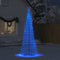 vidaXL - LED-kerstboom - 475 - LEDs - 247 - cm - blauw