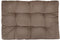 vidaXL - Palletkussen - 50x50x12 - cm - stof - zwart