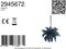 Light & Living Hanglamp Feather - Ø80cm - Blauw