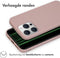 iMoshion Hoesje Geschikt voor iPhone 15 Pro Max Hoesje Siliconen - iMoshion Color Backcover - roze