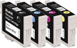Basetech 1607 - Inktcartridge - Vervangt Epson T0715 T0711 T0712 T0713 T0714 - (4 stuks)