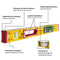 STABILA Elektronica-waterpas TECH 196 DL - digitale waterpas water- en stofdicht volgens IP 67, 2 digitale displays, kalibratievrij met tas, 183 cm