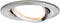 Paulmann Nova Plus - LED-inbouwlamp - 3x6W dimbaar 2700K zwenkbaar rond 84 mm Staal geborsteld (set van 3)
