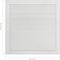vidaXL - Kastdeur - met - lamellen - 39,5x39,4 - cm - massief - grenenhout - wit