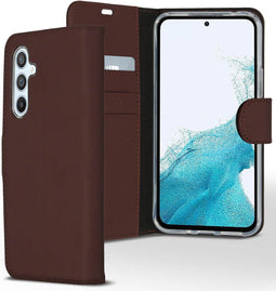 Accezz Hoesje Geschikt voor Samsung Galaxy A54 (5G) Hoesje - Accezz Wallet Softcase Bookcase - Bruin