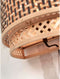 GOOD&MOJO Wandlamp Bhutan - Bamboe/Zwart - 24x12x21cm - Binnen