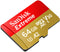 Sandisk Extreme microSDXC UHS-I (2024) - 64GB - Leessnelheid 170 MB/s - Schrijfsnelheid 80 MB/s