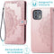 iMoshion Hoesje Geschikt voor Motorola Edge 20 Lite Hoesje Met Pasjeshouder - iMoshion Mandala Bookcase - Rosé Goud