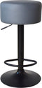 Elegante Barkrukken met Grijze Zitting en Verstelbare Hoogte - Keukenstoel - Set van Twéé