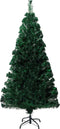 vidaXL - Kunstkerstboom - met - standaard - 150 - cm - glasvezel - groen