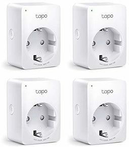 TP-Link Tapo P100 - Slimme stekker - Afstandsbediening en spraakbesturing (4 pack)