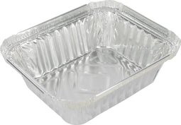 Schaal - aluminium - rechthoekig - 450ml - zilver - 1000 stuks