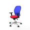 Piqueras y Crespo 2D086N0 - Bureaustoel - Verstelbare hoogte met armleuning - Rood