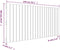 vidaXL - Wandhoofdbord - 140x3x60 - cm - massief - grenenhout