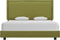 vidaXL - Bedframe - stof - groen - 120x200 - cm