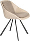 Dutchbone Wakefield - Eetkamerstoelen - Comfortabele kuip met afneembare kussens - Beige (set van 2)