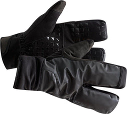 Craft Fietshandschoenen Winter Unisex Zwart / Siberian 2.0 Split Finger Glove Black-XL