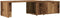 vidaXL - Salontafel - 150x50x35 - cm - bewerkt - hout - oud - houtkleurig