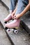 Nijdam Candy Cakes - Rolschaatsen - Nubuck - Roze - Maat 40