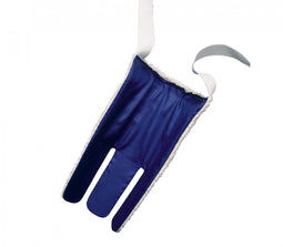 Sokken- en kousentrekker - Aankleedhulp - Flexibel plastic - Wit en blauw