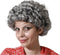 Atosa Verkleedpruik Dames - Oma/oude vrouw - Grijs - Met krullen permanent - Sarah 50 jaar pop/bejaarde - carnaval