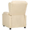 Fauteuil verstelbaar stof crmekleurig