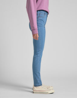 LEE Scarlett High Light Lita - Dames Skinny Jeans - Maat 33_31 - Aansluitend