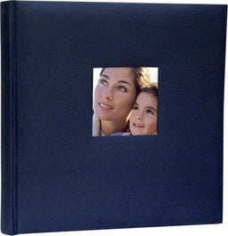 Linnen Fotoalbum - Blauw - 30 pagina's witpapier - OB313130