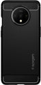 Spigen OnePlus 7T - Rugged Armor Backcover - Mil-grade met Air Cushion Technology - Matt Black