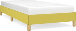 vidaXL - Bedframe - stof - groen - 90x200 - cm