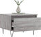 vidaXL - Salontafel - 50x46x35 - cm - bewerkt - hout - grijs - sonoma - eikenkleurig