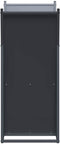 vidaXL - Brandhoutrek - 69,5x35x81 - cm - koudgewalst - staal - antracietkleurig