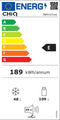 CHiQ FBM157L42 - Koel-vriescombinatie - 157 Liter - Low Frost - Hoogte 144 cm - Dark Stainless Steel