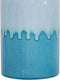 Beliani CHAMAIZI - Bloemenvaas - Blauw - Steengoed