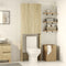 vidaXL - Wasmachinekast - 64x25,5x190 - cm - sonoma - eikenkleurig