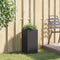 vidaXL - Plantenbak - 30x30x60 - cm - poly - rattan - zwart