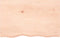 vidaXL - Wastafelblad - 80x50x(2-6) - cm - onbehandeld - massief - hout