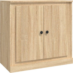 vidaXL - Dressoir - 70x35,5x67,5 - cm - bewerkt - hout - sonoma - eikenkleurig