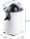 DOMO DO9269J - Fruitpers - Sterke pershendel - Wit