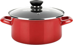 Kookpot FAGOR Optimax Rood Geëmailleerd Staal (Ø 18 x 10 cm)