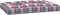 vidaXL - Palletkussens - 5 - st - ruitpatroon - stof - rood