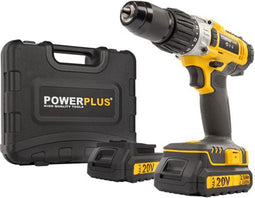 Powerplus POWX00445 - Accu klopboormachine - 20 V 50 Nm 3 in 1 inclusief 2 accu's (2 stuks)