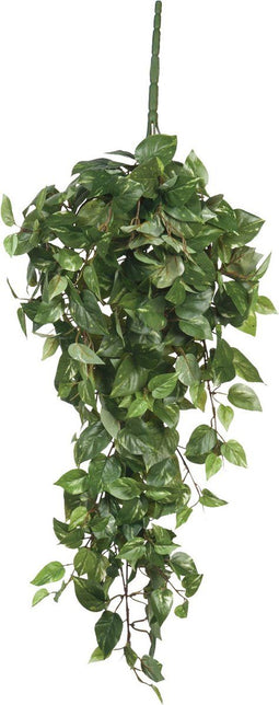 Mica Decorations Scindapsus Kunst Hangplant - L15 x B30 x H80 cm - Groen