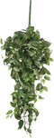Mica Decorations Scindapsus Kunst Hangplant - L15 x B30 x H80 cm - Groen