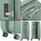 CarryOn Skyhopper Middenmaat Reiskoffer 65Ltr - Koffer 68.5cm met Expander en OKOBAN - Olijf