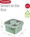 Curver Smart To Go Lunchbox 1.1L + Bestekset + Sauscup - Eco Groen