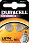 Duracell LR44 - Alkalinebatterij - Duralock Power Preserve - (2 stuks)