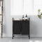 vidaXL - Wasmand - 2 - vakken - met - planken - gerookt - eikenkleurig
